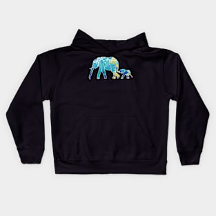 Cool Elephant Colorful Tribal T-shirt Kids Hoodie